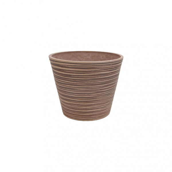sconto Vaso Grande Camelia Ø41x33,3 cm in Fibra sintetica Taupe