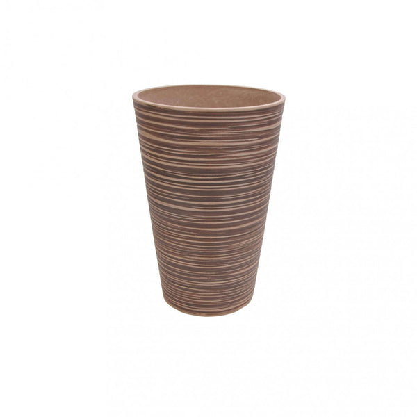 sconto Vaso Piccolo Azalea Ø31x46 cm in Fibra sintetica Taupe