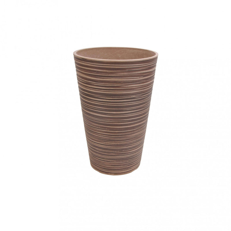 Vaso Piccolo Azalea Ø31x46 cm in Fibra sintetica Taupe