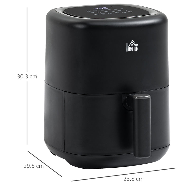 Friggitrice Elettrica ad Aria 1300W 3 Litri Nera