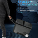 Frigo Portatile Elettrico a Compressore 35 Litri per Auto e Camion Grigio Scuro