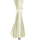 Gazebo da Giardino 3,95x2,95m in Acciaio Beige