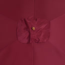 Ombrellone da Giardino 2x3 m Palo Ø38 mm in Legno e Poliestere Bordeaux