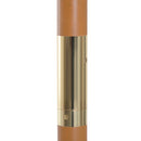 Ombrellone da Giardino Ø2,5 m Palo Ø38 mm in Legno e Poliestere Bordeaux