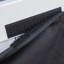 Panchina da Giardino 2 Posti 123,5x66,5x97 cm con Contenitore in Legno Bianco