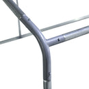 Pollaio Gabbia per Galline da Esterno 3x2x2m Telaio Zincato Argento