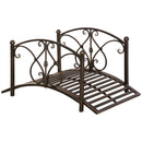 Ponticello da Giardino 99x68x53 cm in Metallo Nero