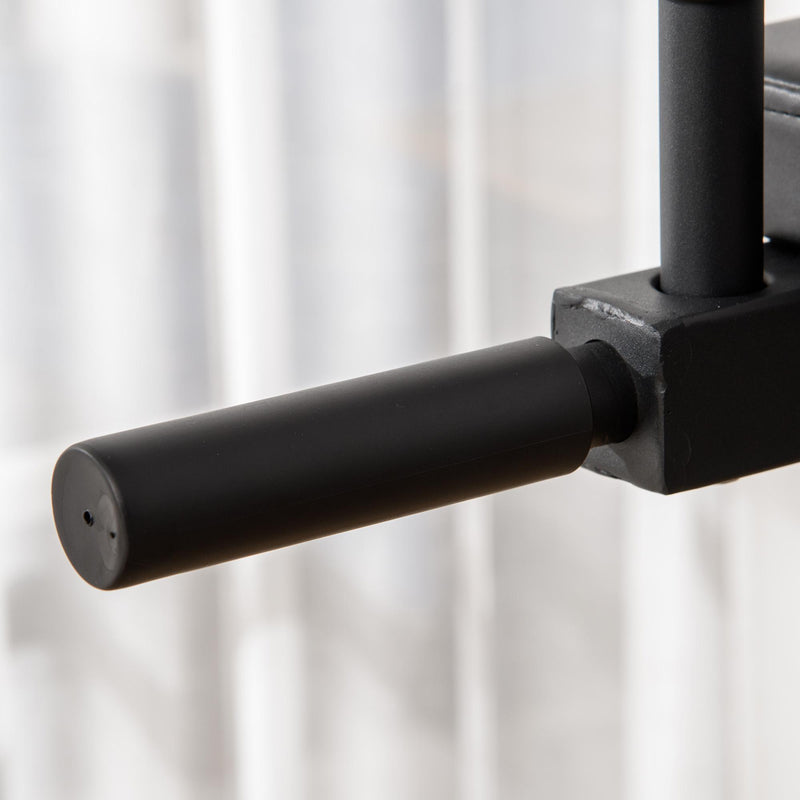 Stazione Fitness Multifunzione 110x97x227 cm in Acciaio Nero