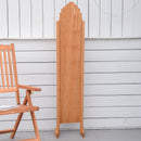 Recinzione da Giardino Estensibile 150x30x148 cm in Legno di Abete Arancione