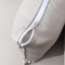 Set Salotto da Giardino Divano 2 Poltrone Tavolino e 2 Poggiapiedi in Rattan Marrone