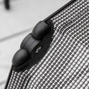 Sedia Sdraio Zero Gravity Reclinabile 70x65x111 cm in Acciaio e Tessuto a Rete Grigio