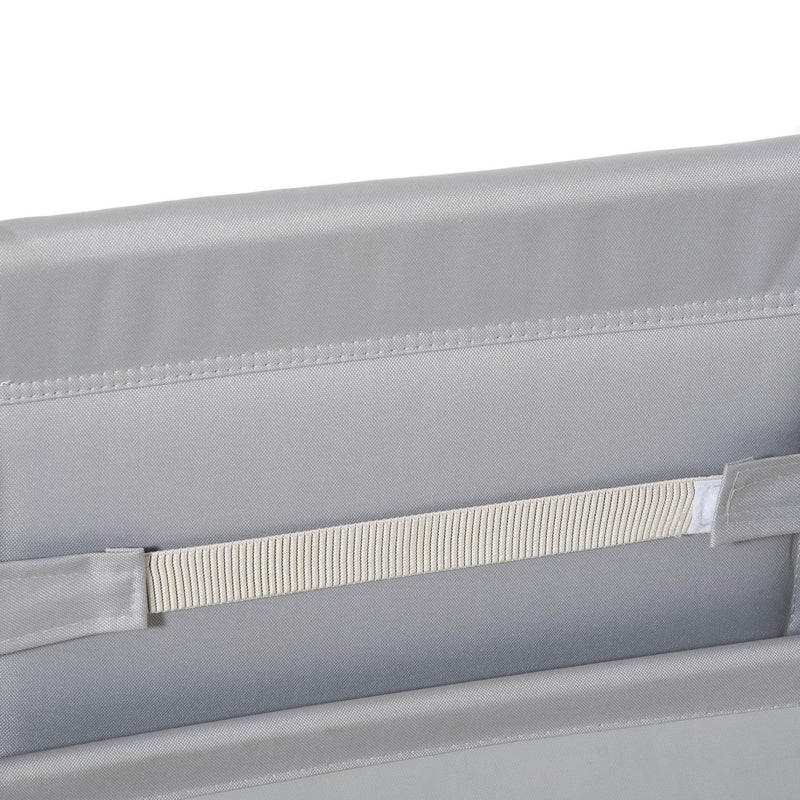 Sedia Sdraio Zero Gravity Reclinabile 89x65x113 cm in Acciaio e Tessuto Oxford Grigio Chiaro