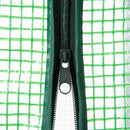 Serra da Giardino con Ripiani 80x49x160 cm in Metallo Verde