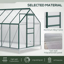 Serra da Giardino 190x375x199 cm in Policarbonato Verde