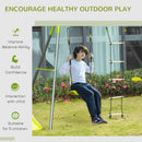 Set Altalena 3 Posti con Cavallina e Arrampicata + Scivolo Nero e Verde