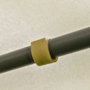 Set 2 Sedie da Giardino in Rattan Polietilene e Acciaio Rosso e Nero