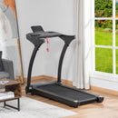 Tapis Roulant Motorizzato Pieghevole 14 km/h 550W 12 Programmi Nero