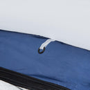 Tenda da Campeggio 6-8 Persone 350x350x230 cm 4 Porte a Cerniera Bianca e Blu