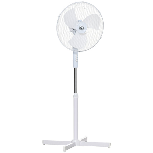 sconto Ventilatore a Piantana 60x60x90-120 cm 3 Velocità Bianco