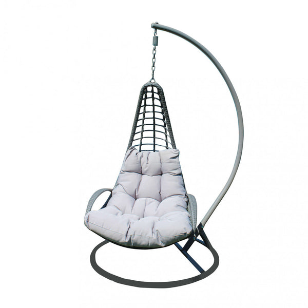 Dondolo Lipari in Wicker Grigio prezzo