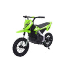 Moto Elettrica per Bambini 6 Anni+ Moto da Cross 250W 12V 25 km/h Verde  