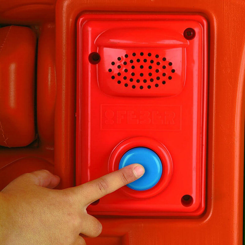 Casetta Cottage per Bambini con Suoni 86x82x130,5 h cm in Plastica Rossa