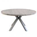 Tavolo Malesia Ø140x75 h cm in Alluminio Grigio