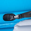 Canoa Gonfiabile 2 Posti 330x105x50 cm in PVC Azzurro