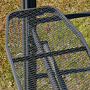 Gazebo a Pergola per Barbecue 240x150x230 cm in Acciaio Grigio scuro