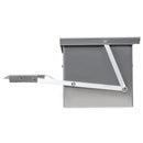 Mangiatoia per Galline 56x37x18,5 cm in Alluminio Argento