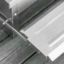 Mangiatoia per Galline 56x37x18,5 cm in Alluminio Argento