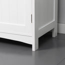 Mobile Sotto Lavello 2 Ante 1 Ripiano 60x33x60 cm in MDF Bianco