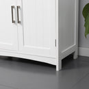 Mobile Sotto Lavello 2 Ante 1 Ripiano 60x33x60 cm in MDF Bianco