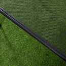 Panchina da Giardino 110,5x53,5x89 cm in Metallo Grigio scuro