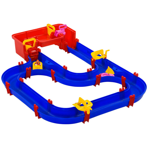 Playset Acquatico per Bambini 53 Pezzi 123x90x7 cm con Acqua e Sabbia Blu e Rosso prezzo