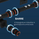 Barra Trazioni a Muro 94x51x18 cm in Acciaio Nero