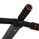 Barra Trazioni a Muro 94x51x18 cm in Acciaio Nero