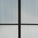 Serra da Giardino Esagonale 2,4x2,4x2,3m in Alluminio e Policarbonato Marrone