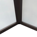 Serra da Giardino Esagonale 2,4x2,4x2,3m in Alluminio e Policarbonato Marrone