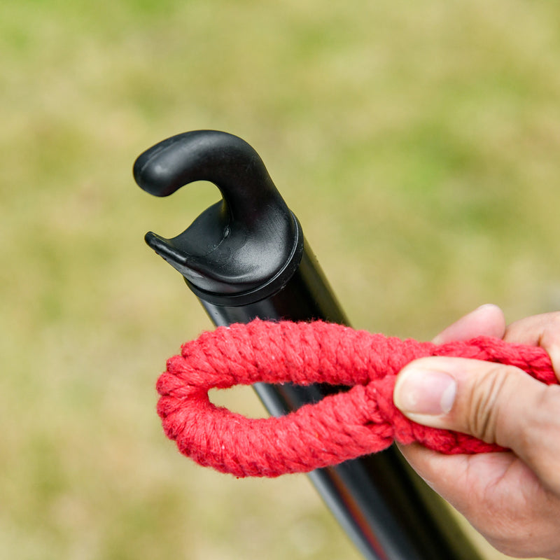 Struttura Amaca da Giardino 300x90x100 cm in Metallo Nero