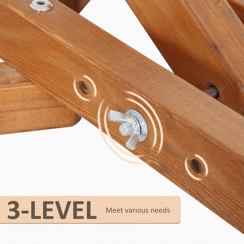 Struttura Amaca da Giardino 388x152x89 cm in Legno di larice Legno