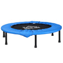 Trampolino Elastico Fitness Ø96,5 cm in Acciaio e PVC Nero e Blu