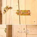 Casetta Box da Giardino 1,2x1,2 m con Pavimento in Legno Picea Massello 16mm Eden