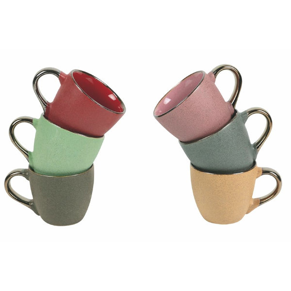 Set 6 Tazzine da Caffè Ø5,9x5,4 cm in Gres VdE Tivoli 1996 Glazed acquista