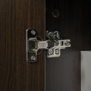 Credenza 3 Cassetti 2 Ante 120x42,5x80 cm in MDF Marrone