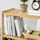 Scaffale 4 Ripiani 62x33x112 cm in Bambù Naturale