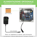 Porta Automatica per Pollaio 6V 30x30 cm con Timer e Sensore di Luce in Alluminio e ABS Argento