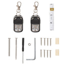 Porta Automatica per Pollaio 6V 30x30 cm con Timer e Sensore di Luce in Alluminio e ABS Argento