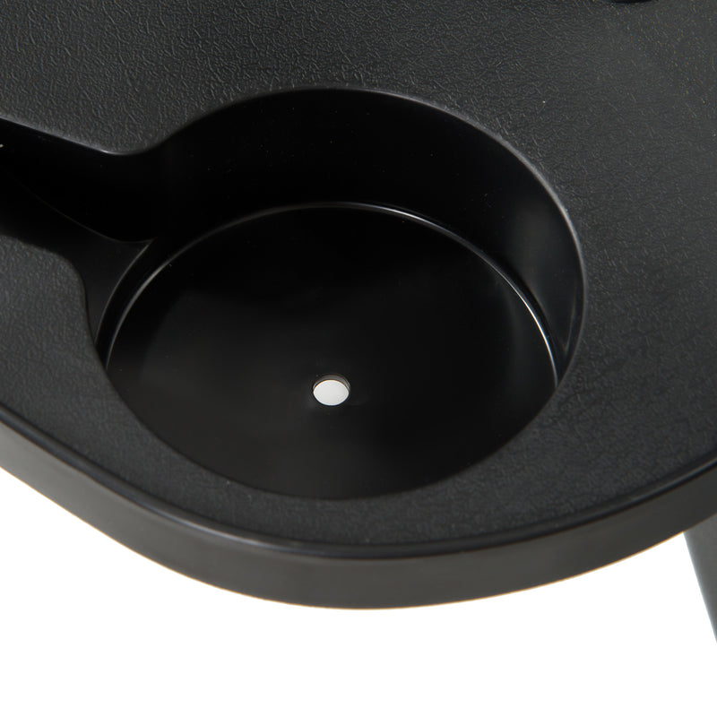 Lettino Prendisole Pieghevole da Giardino 188x57x30 cm in Acciaio e Tessuto Oxford Nero