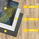 Tappeto Moderno per Interni 200x140 cm in Poliestere Effetto Vellutato Piume